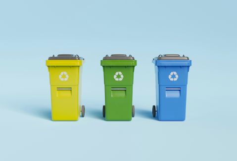 Recycling bins